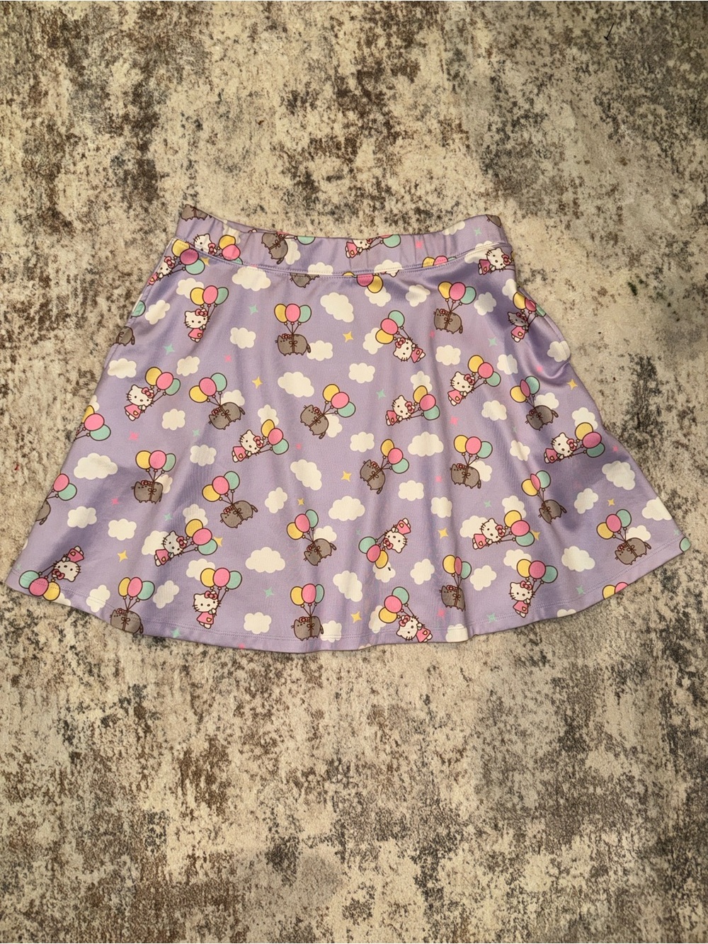 Hello Kitty Lavender Circle Skirt